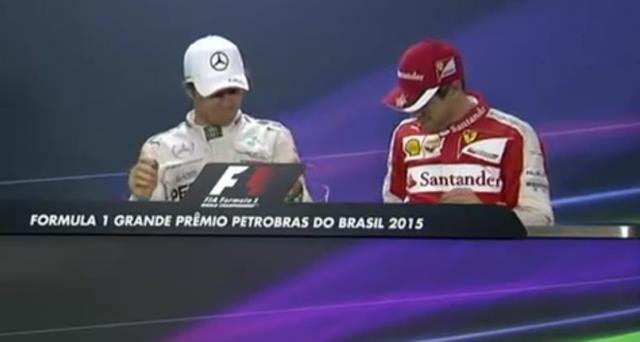 Trois premiers F1 Interlagos 2015