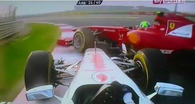 Inde, accident entre Hamilton et Massa