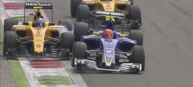 2016 Monza, Palmer vs Nasr