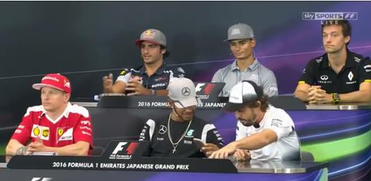 Japon conférence presse f1 2016