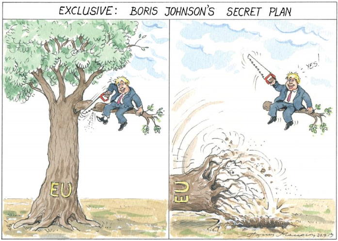 Boris Johnson a un plan secret