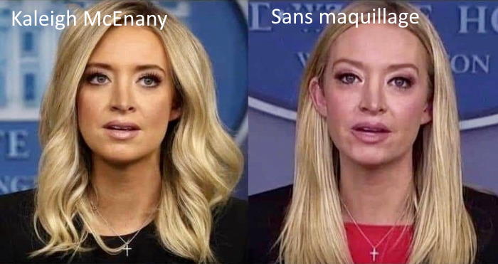 Kaleigh McEnany sans maquillage