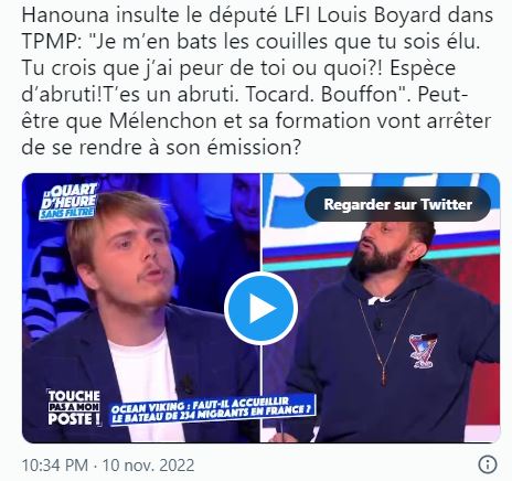 Recevoir les invités à la télévision, question de courtoisie