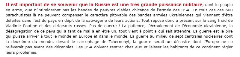 La clairvoyance de Mélanchon