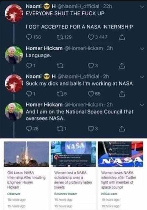 Interne à la NASA