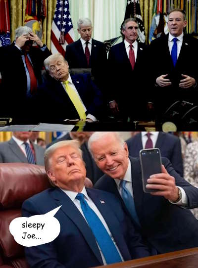 Sleepy Biden, Sleepy Trump