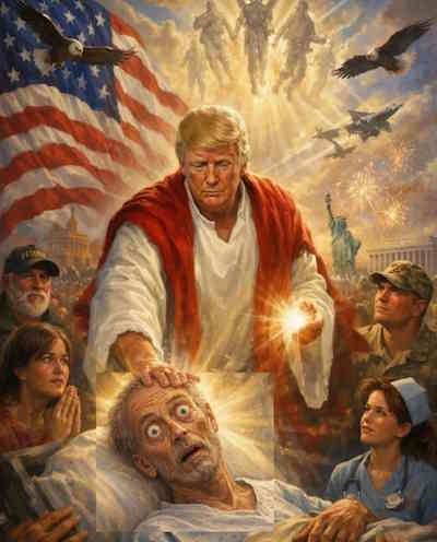 Trump se voit comme Jésus